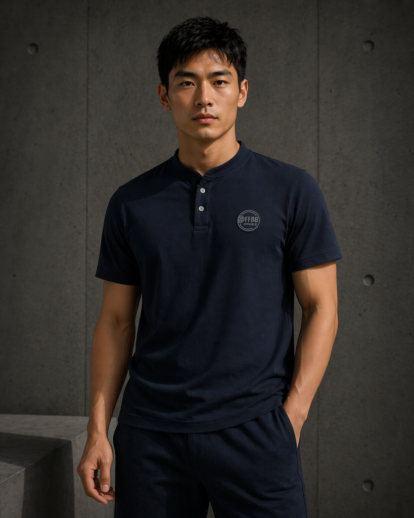 Polo FFBB Officiels bleu marine